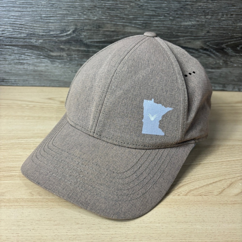 Minnesota‎ Golf Hat Cap Strap Back Brown Performance Adjustable Imperial